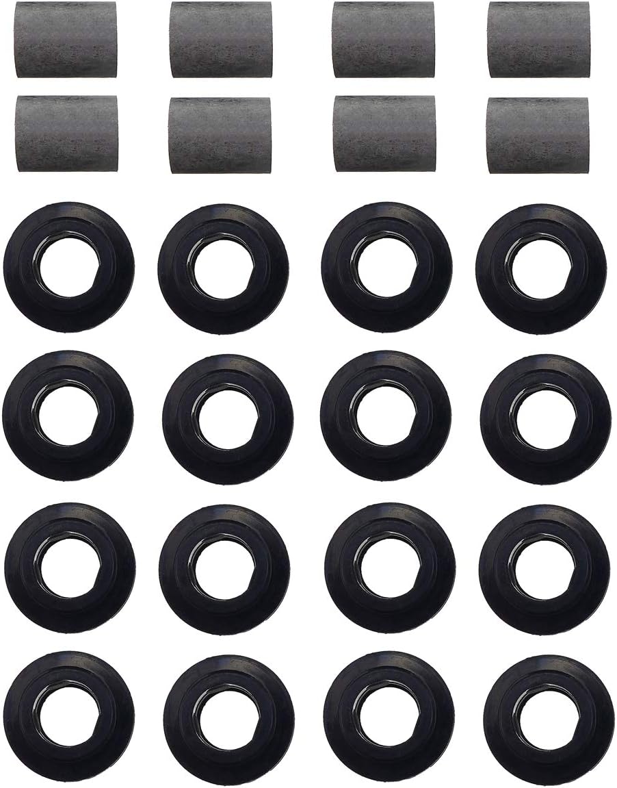 Para el kit de bujes de choque Arctic Cat, buje de choque delantero inferior superior trasero para Arctic Cat 250 300 375 400 454 500 650, 21-0001