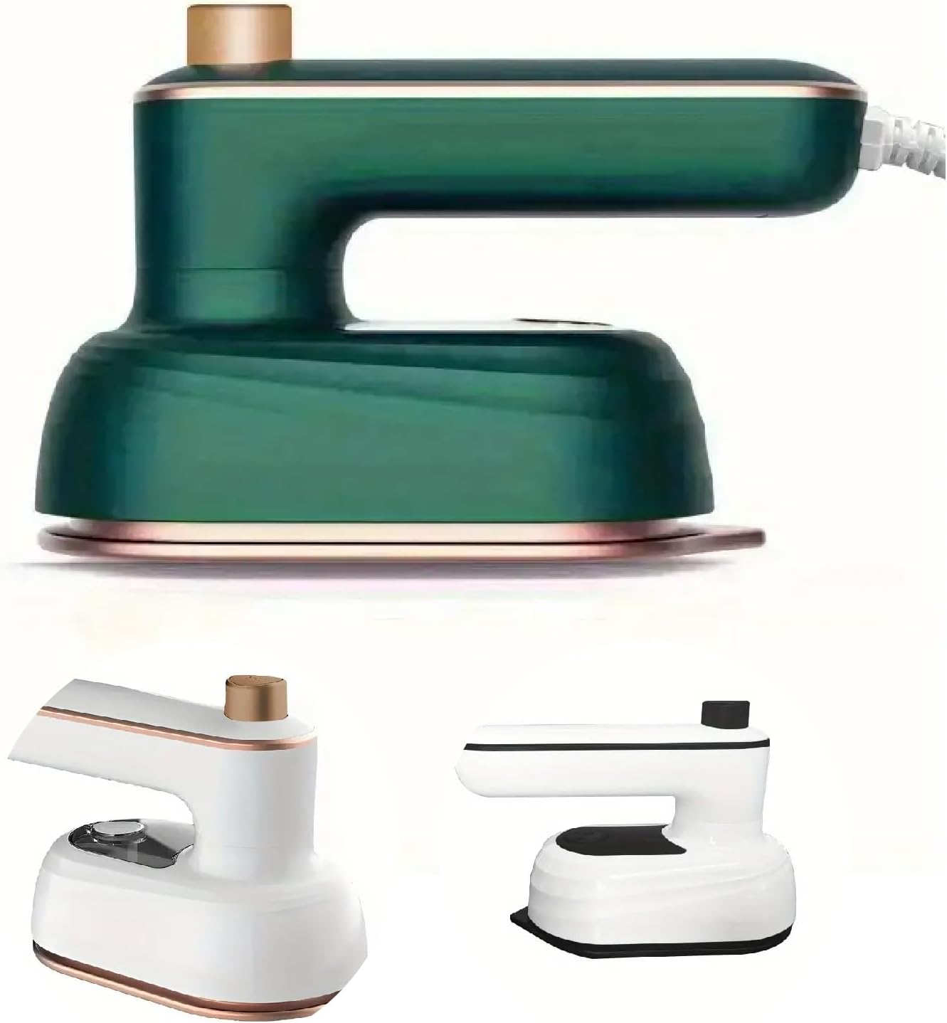 Plancha portátil de mano y mini vaporizador  2 en 1 planchado húmedo y seco, tanque de 1.7 fl oz, se calienta en 30 segundos  Vaporizadores de ropa