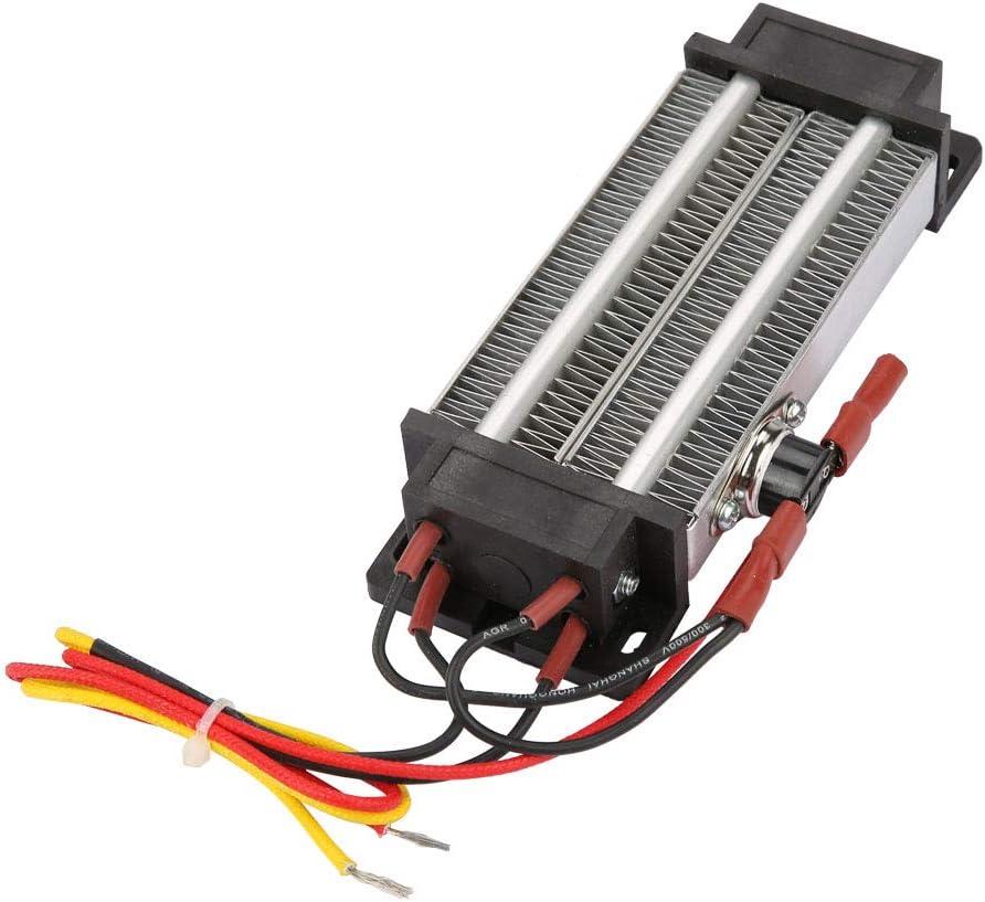 Calentador de aire de cerámica PTC, calefacción, calentador de ventilador de aire acondicionado, termostato automático de 500 W, con protector de