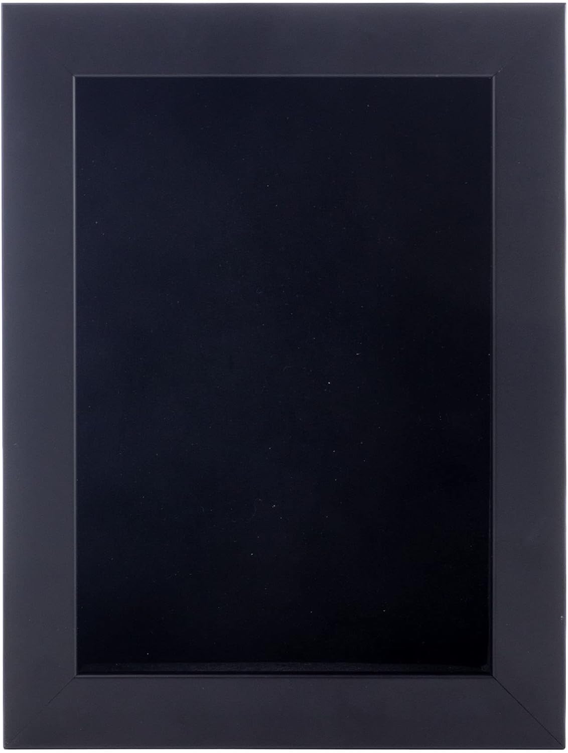 Marco de caja de sombra de 18 x 22 pulgadas, madera negra, con una profundidad de visualización útil de 34 pulgadas, incluye un tablero de respaldo