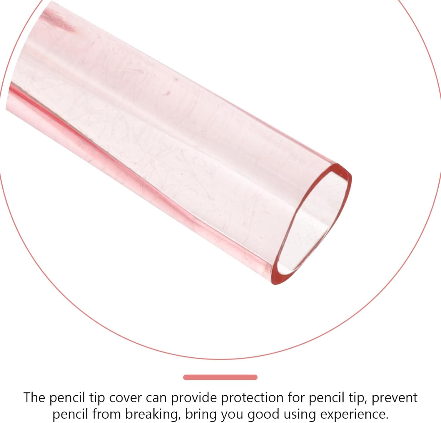 SEWACC Protector de punta de lápiz de plástico, 12 unidades, extensor de lápiz para escuela, tapas de bolígrafos, tapas de lápiz para suministros de