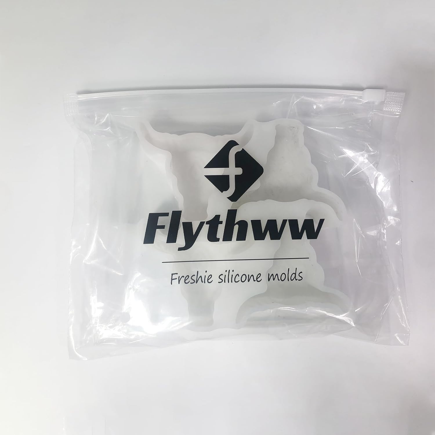 Flythww Moldes de freshie 4 en 1 con diseño de calavera de toro, 4 moldes pequeños para ventilación de automóvil, moldes de silicona para