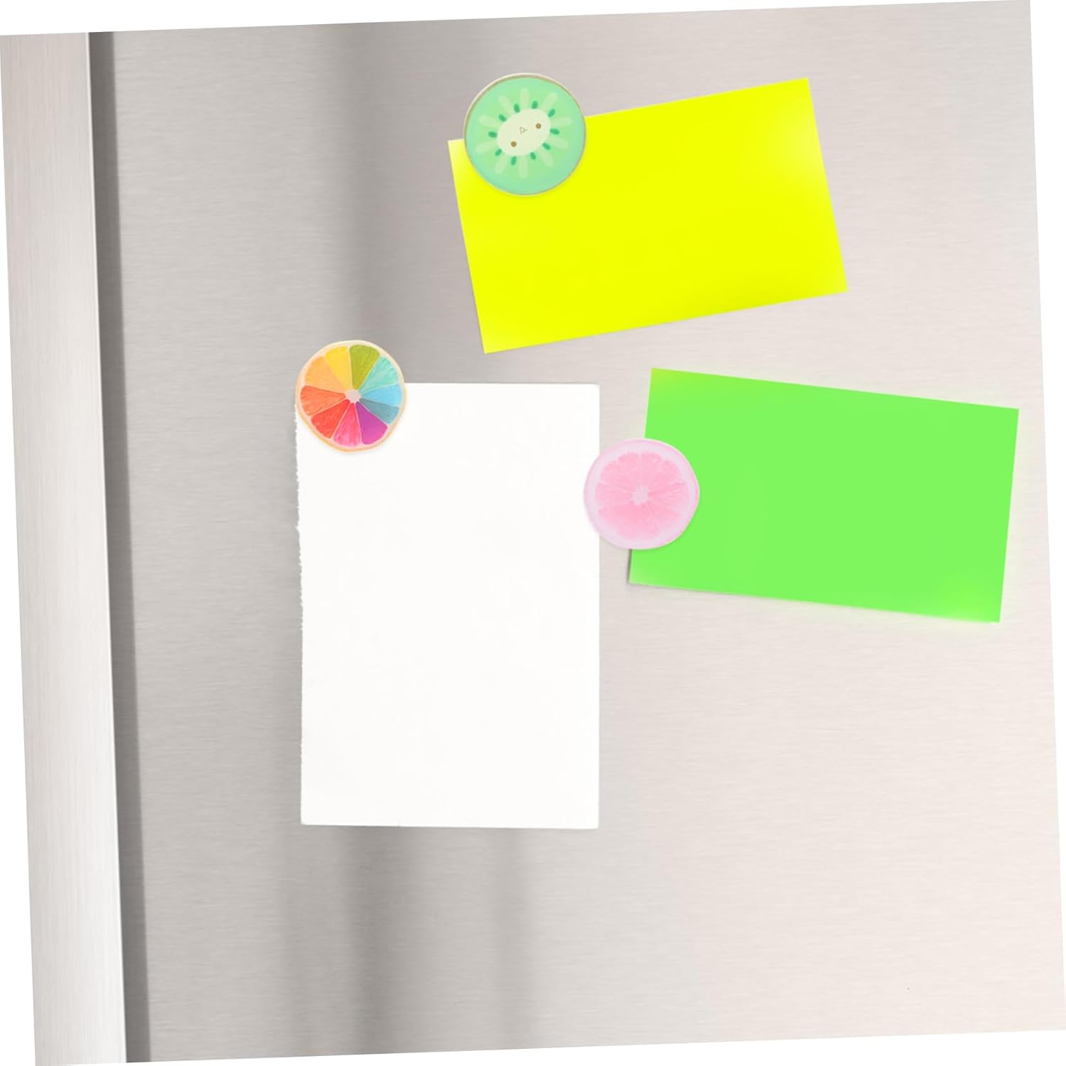 TIDTALEO Locker Decor 8pcs Fruit Soft Magnetic Refrigerator Magnetic Sticker Acrylic Cartoon Fridge Magnet