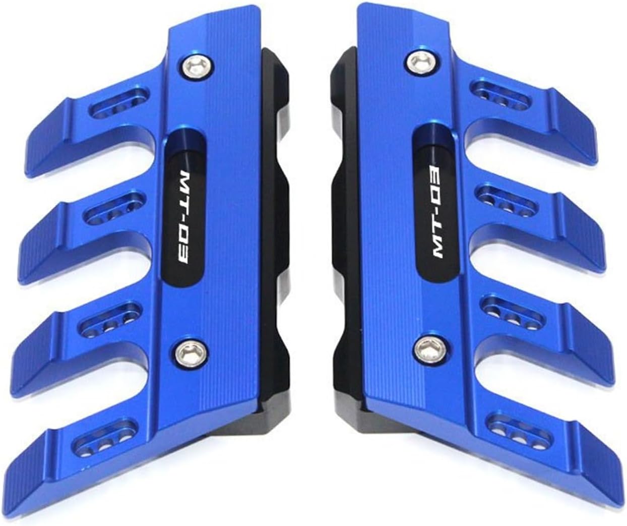 Para Yamaha para MT-03 para MT03 motocicleta guardabarros delantero Horquilla Protector Guardabarros Delantero Anticaída Accesorios (Color Azul)