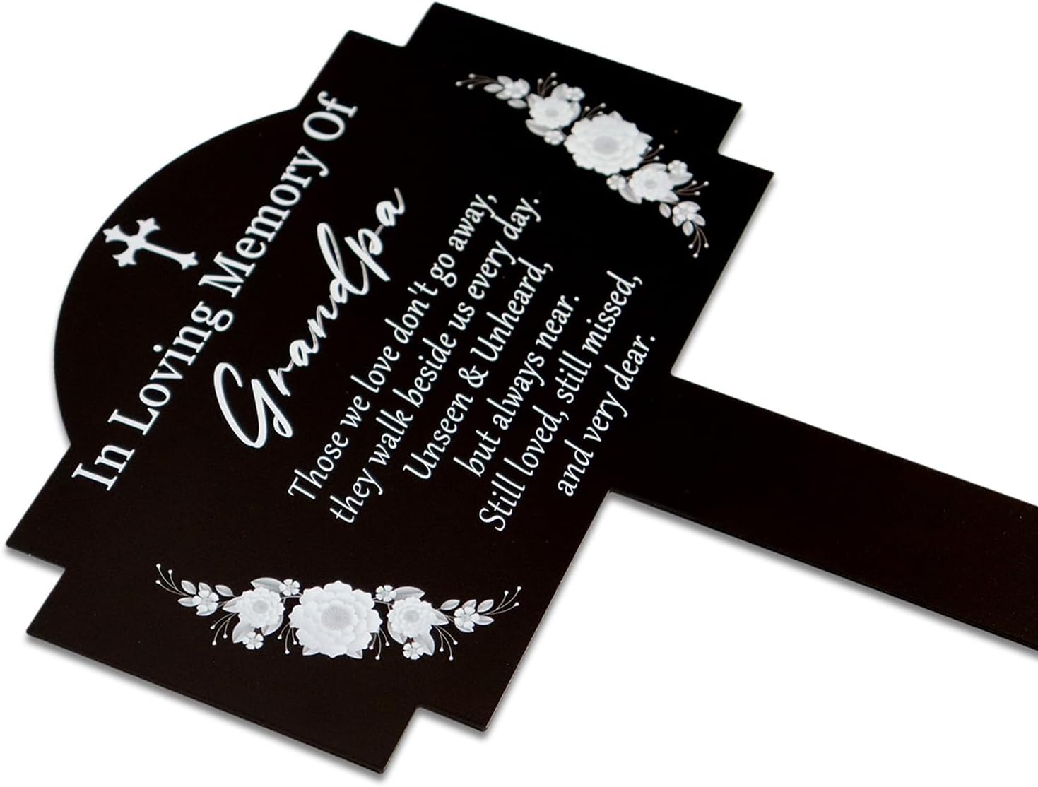 Marcadores de tumba, estacas conmemorativas, decoraciones de tumbas para cementerio, impermeable, placa de cementerio, estaca de condolencia, estaca