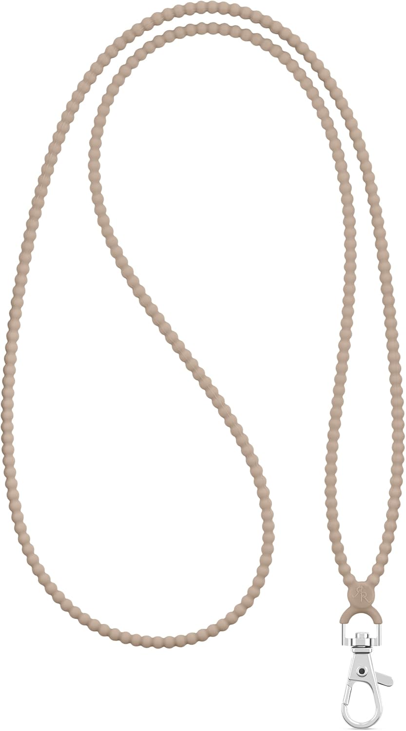 Ryan & Rose Cutie Lanyard – Cordón de silicona para la escuela, el trabajo, insignias, llaves y más