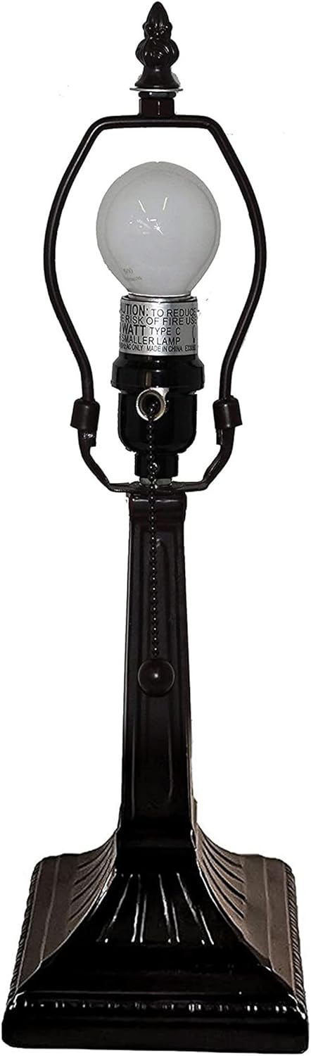 Amora Lámpara de mesa Tiffany vintage, lámpara de mesita de noche de vidrio floral manchado, luz de noche de mesa, lámparas de vidrio blanco
