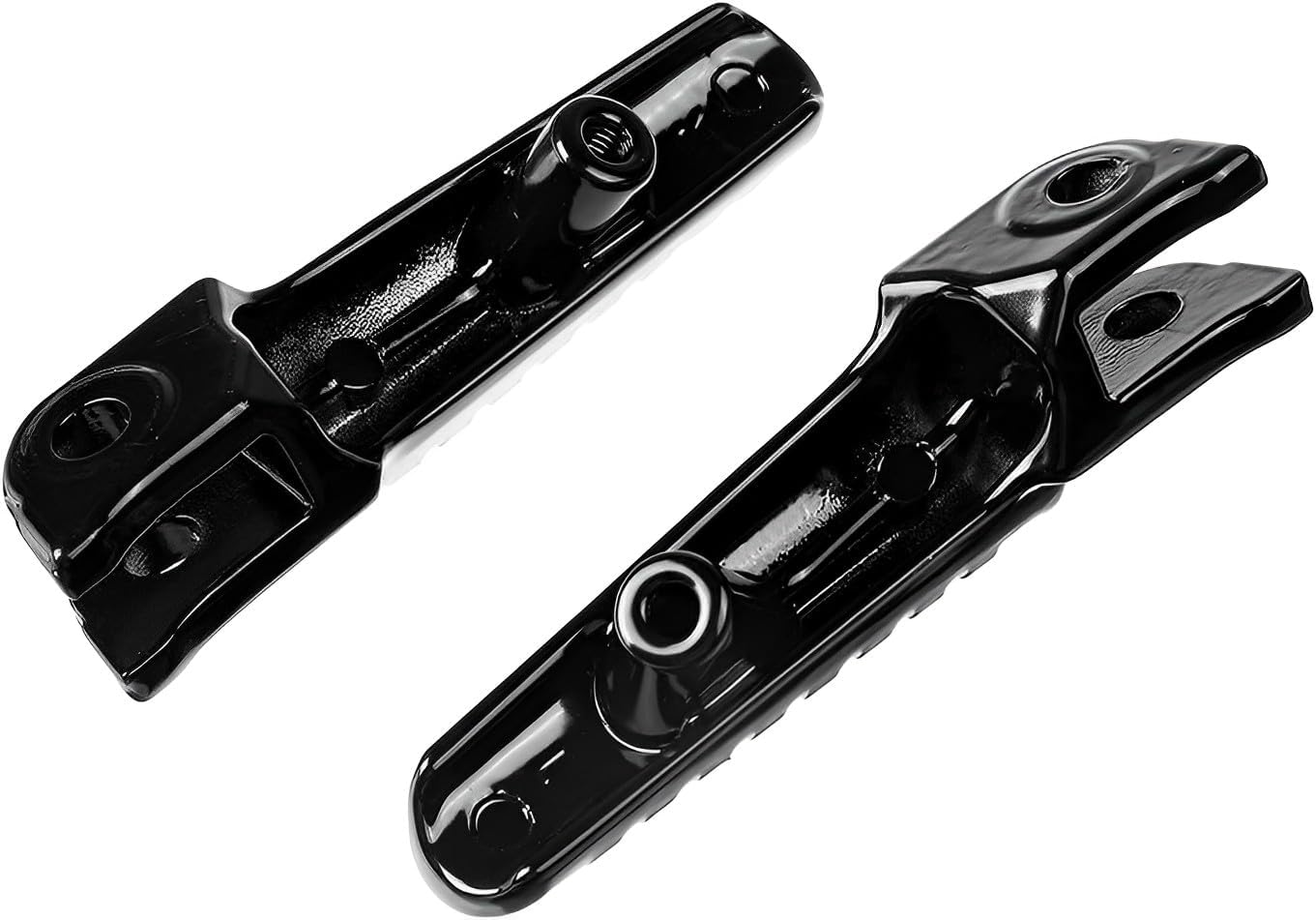 Juego de soportes de estriberas delanteras para Honda CBR1000RR 2008-2015 (delantero-negro)