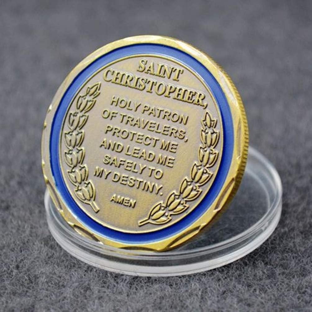 Moneda de oración de San Cristóbal Proteger de Estados Unidos