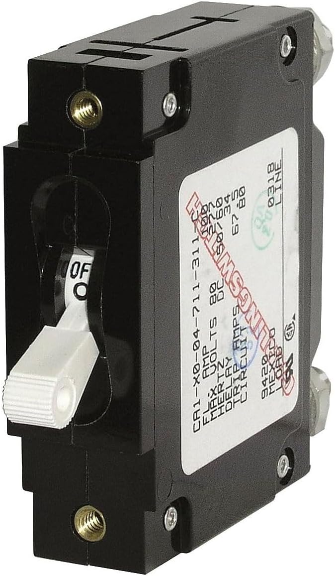Disyuntores de palanca de un solo polo de Blue Sea Systems C-Series
