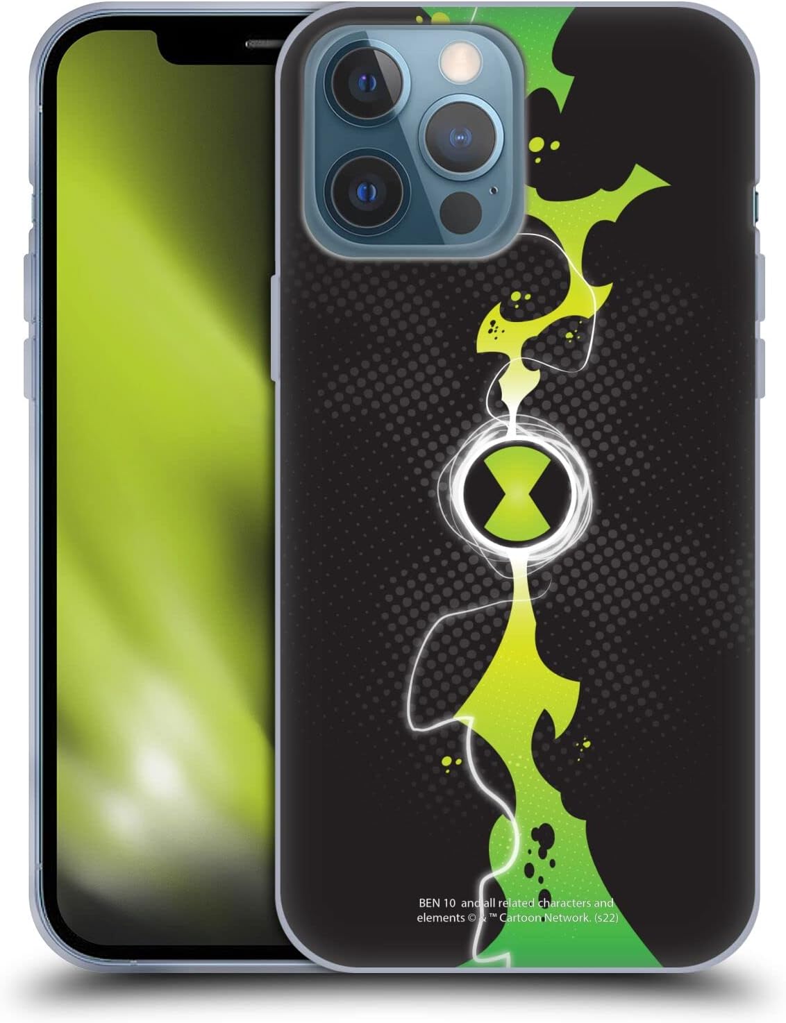 Head Case Designs Officially Licensed Ben 10 Omniverse Omnitrix Graphics Soft Gel Case Compatible with Apple iPhone 13 Pro Max