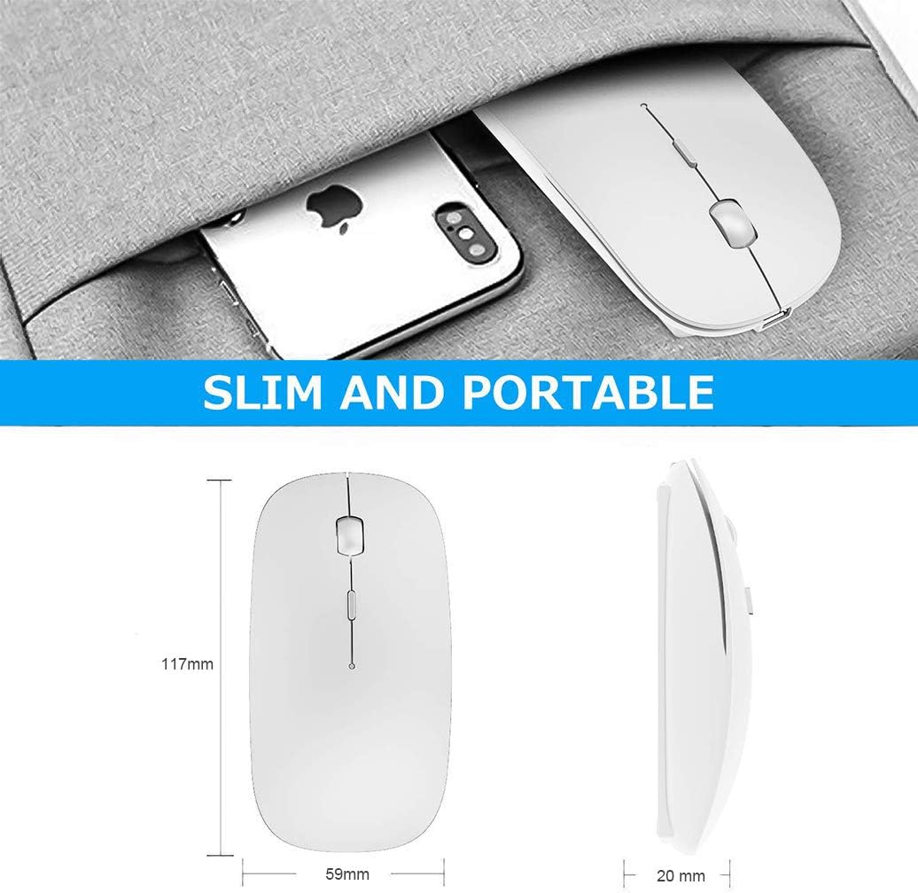 Ratones ópticos de patrón único ratón inalámbrico móvil 2.4G portátil para portátil, PC, computadora portátil, computadora – vaca linda diciendo Moo