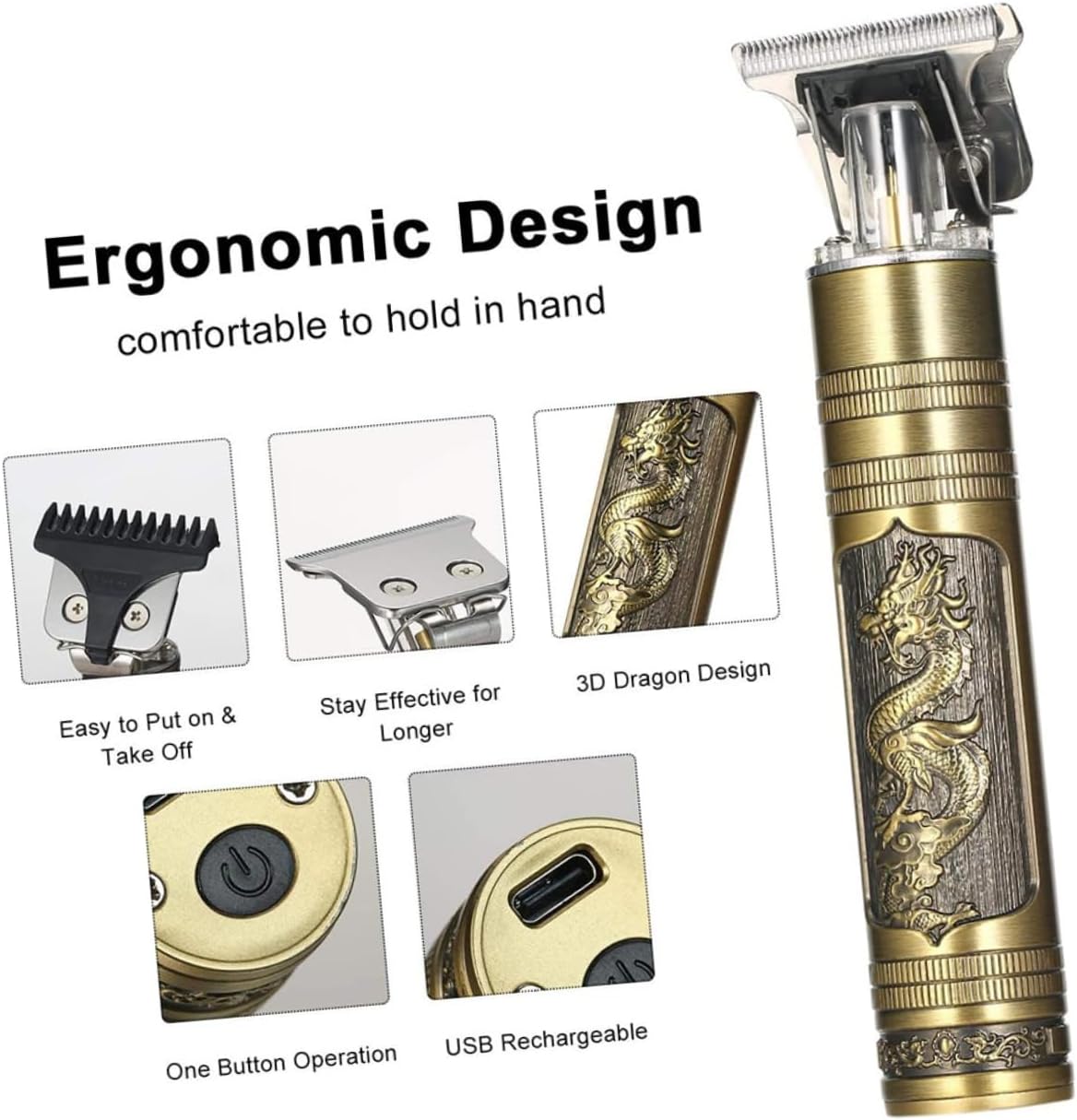 FRCOLOR 1 Set Head Hair Clipper Electric Hair Professional Hair Trimmer Maquina de afeitar para Hombre Hair Trimmer for Men Razors for Men Solid