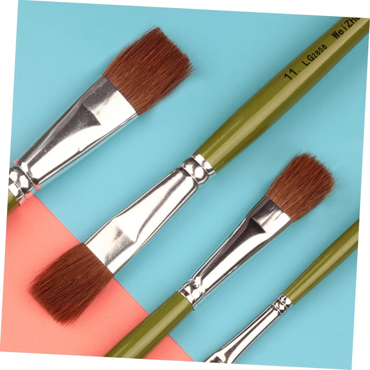 CORHAD Pinceles de pintura de acuarela, pincel pequeño, pincel acrílico, pinceles de pintura al óleo, pincel de acuarela, pincel de acuarela de pelo