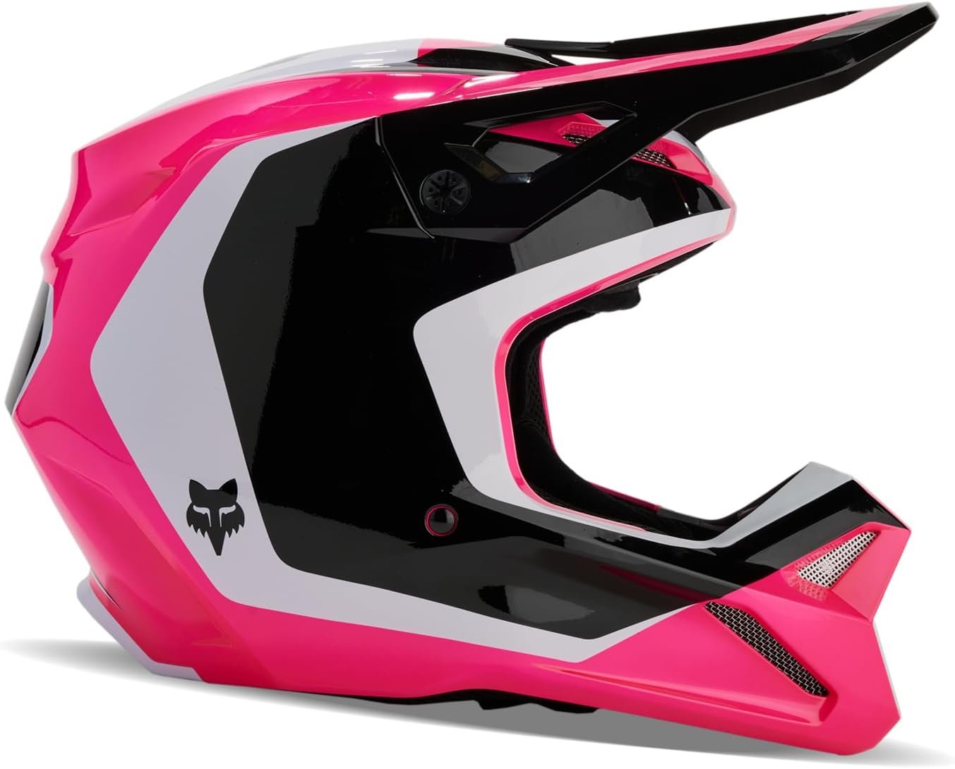 Fox Racing CASCO MOTOCROSS YOUTH V1, NEGROROSA, L