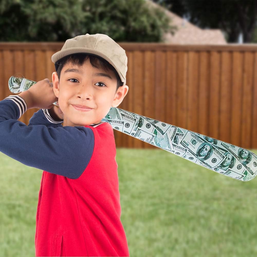 ArtCreativity Bate de béisbol para niños, juego de 4, inflados duraderos de 40 pulgadas, regalos de fiesta de cumpleaños, decoraciones y