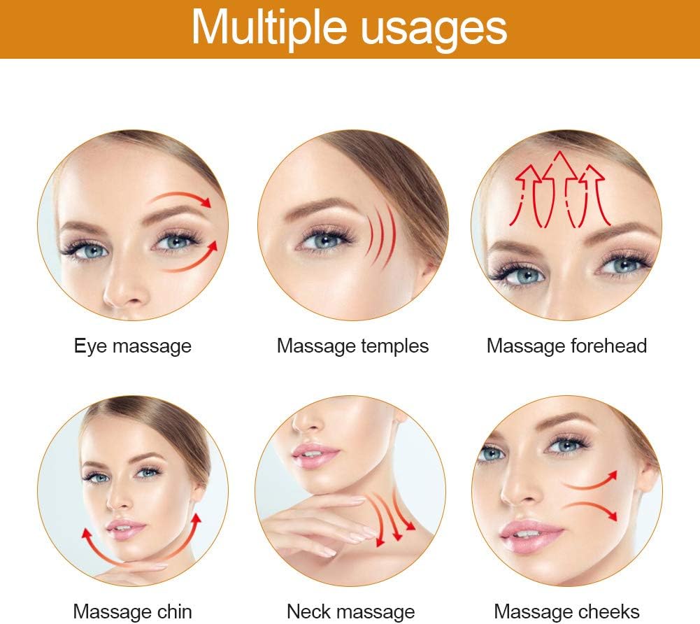 Gua Sha Facial Tools for Face Massage,Tools Face for Skin Care Routine and PuffinessMassager for Eyes, Neck, Body Muscle Relieve Tensions and Reduce