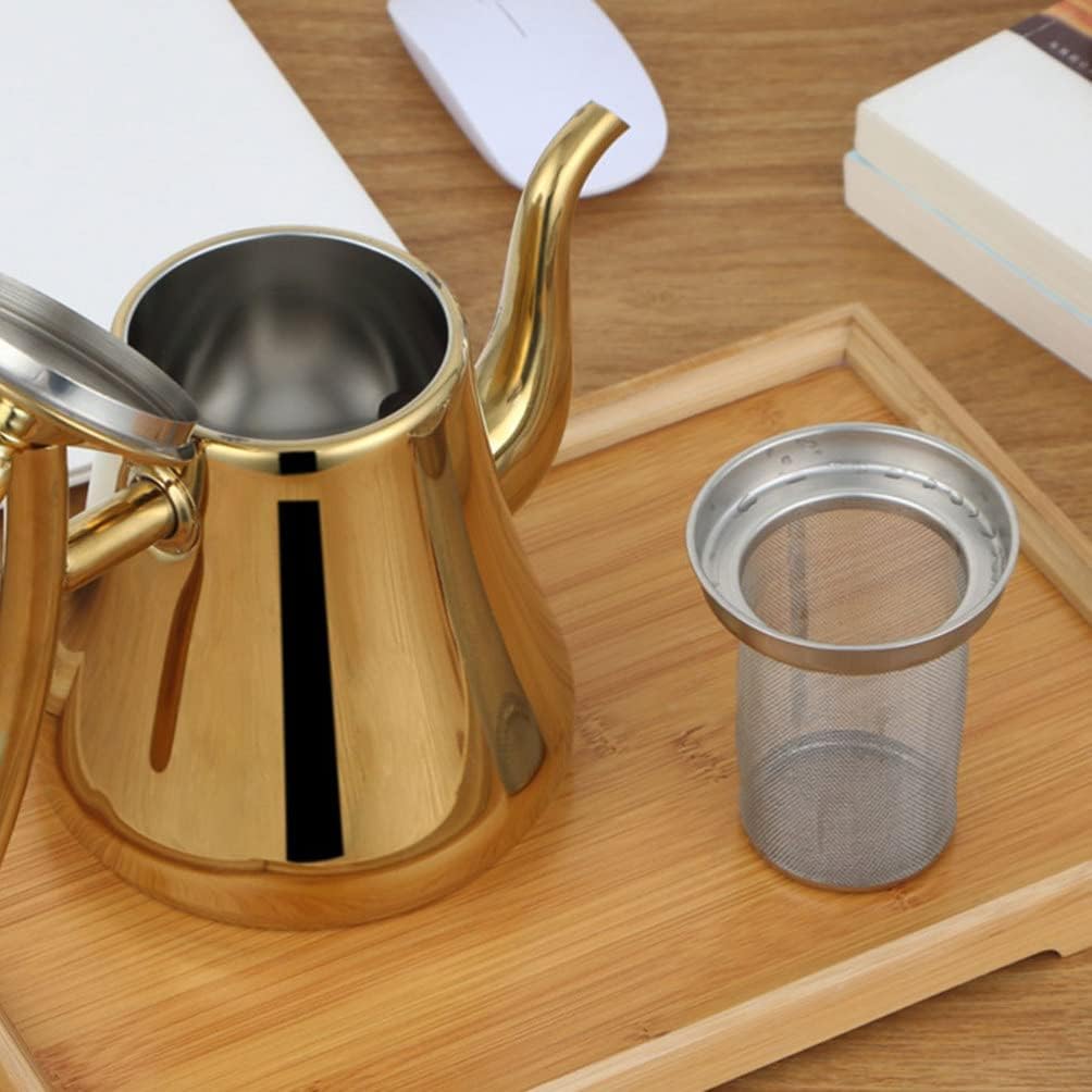 Kichvoe Yerba Mate Cup – Filtro de té de acero inoxidable, tetera de metal, filtro de malla de repuesto, filtro de hojas de té sueltas, cesta más