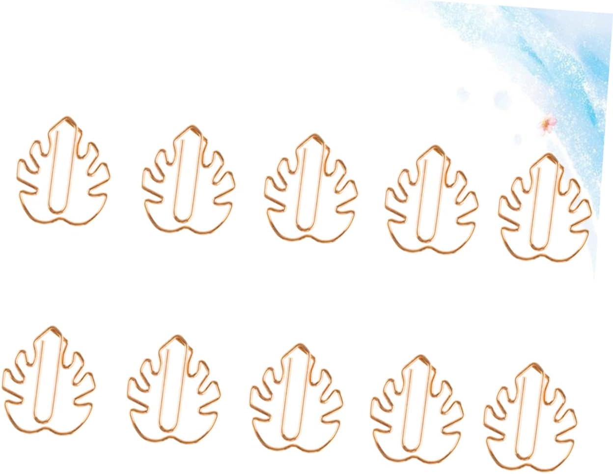MAGICLULU Clip de papel escolar 20 piezas Oficina Animal Monstera Leaf Creative Clips