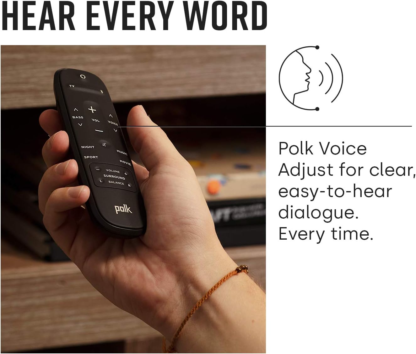 Barra de sonido React y altavoces envolventes Polk SR2