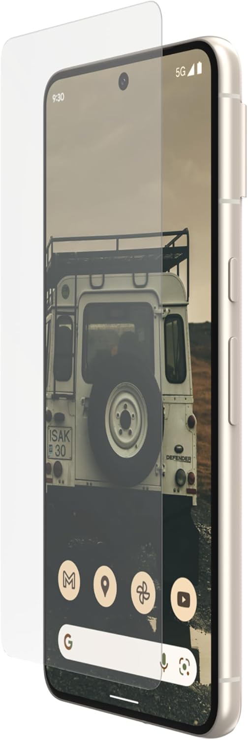 URBAN ARMOR GEAR UAG – Protector de pantalla para Google Pixel 8 Pro Glass Shield Plus transparentenegro, vidrio templado reforzado de alta calidad