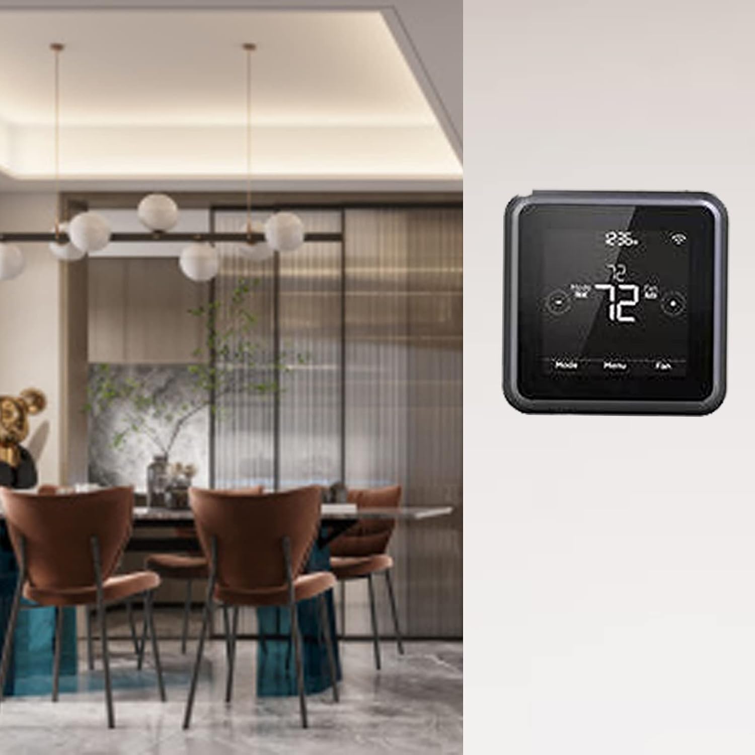 Transformador de 24 voltios, termostato adaptador de corriente de cable C de 500 mA, competible con Nest, Ecobee, Sensi Doorbell y cualquier timbre,