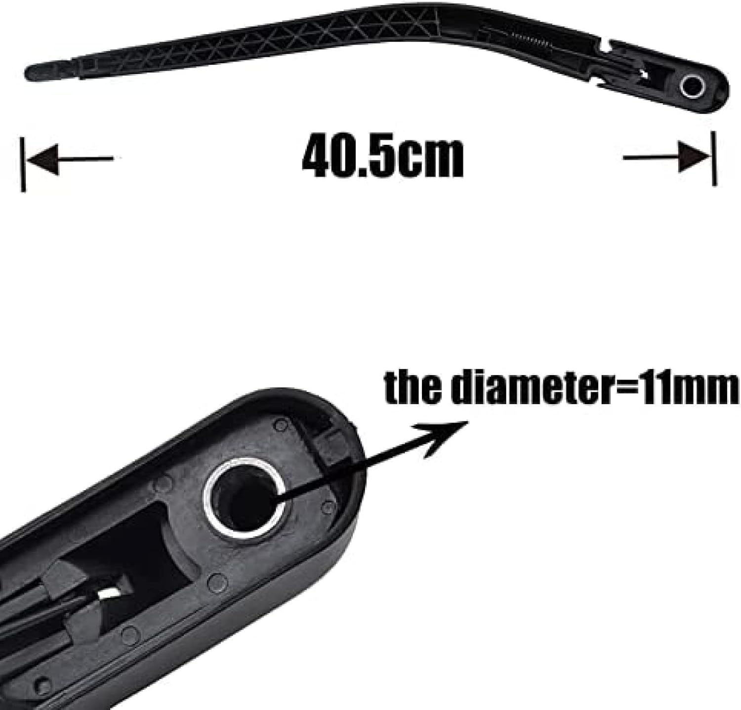 Rear Windshield Wiper Arm Blade Set,Fit for Vauxhall Fit for Opel Zafira A 1998-2005 16″ Rear Windshield Wiper Blade and Arm Replacement