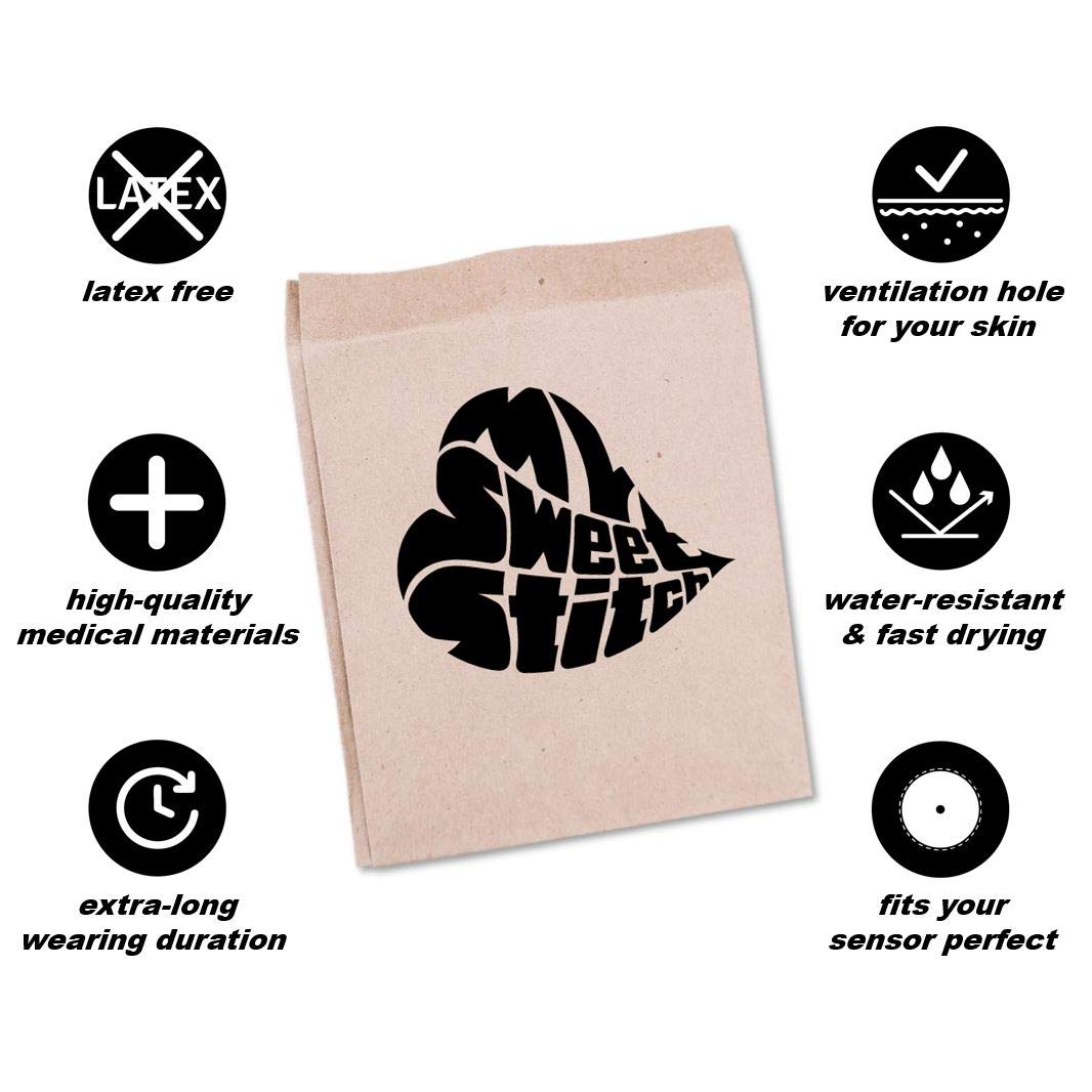 10 x Freestyle Libre 3 cubiertas de sensores, anillo, duran hasta 14 días, sudor e impermeable, CGM, protección para monitor de glucosa, rosa
