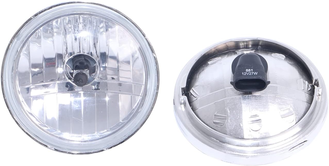 1 par motocicleta 4.5 pulgadas diamante corte hielo auxiliar paso lámpara conducción punto niebla luces y lente transparente ámbar luz para Harley