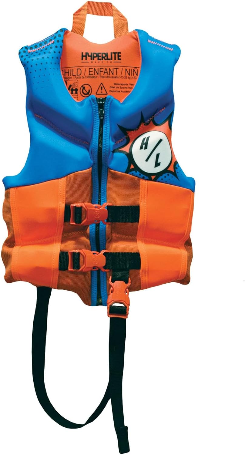 HyperLite Elite – Chaleco salvavidas para niños, aprobado por la Guardia Costera de Estados Unidos, ideal para cualquier actividad deportiva