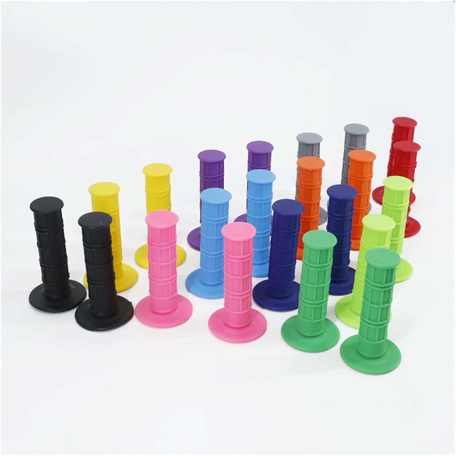 Empuñaduras universales para motocicleta de 78 pulgadas, 0.866 in, de goma, compatible con YZ 80 85 125 250 450 426F YZF R1 R6 R3 R25 MT03 FZ16 XT600