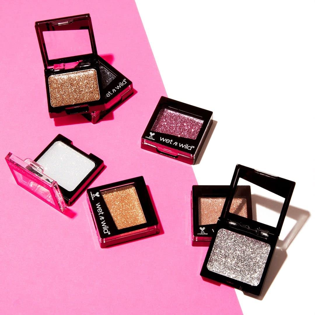 wet n wild Color Icon Glitter Sombra de ojos Shimmer Nudecomer