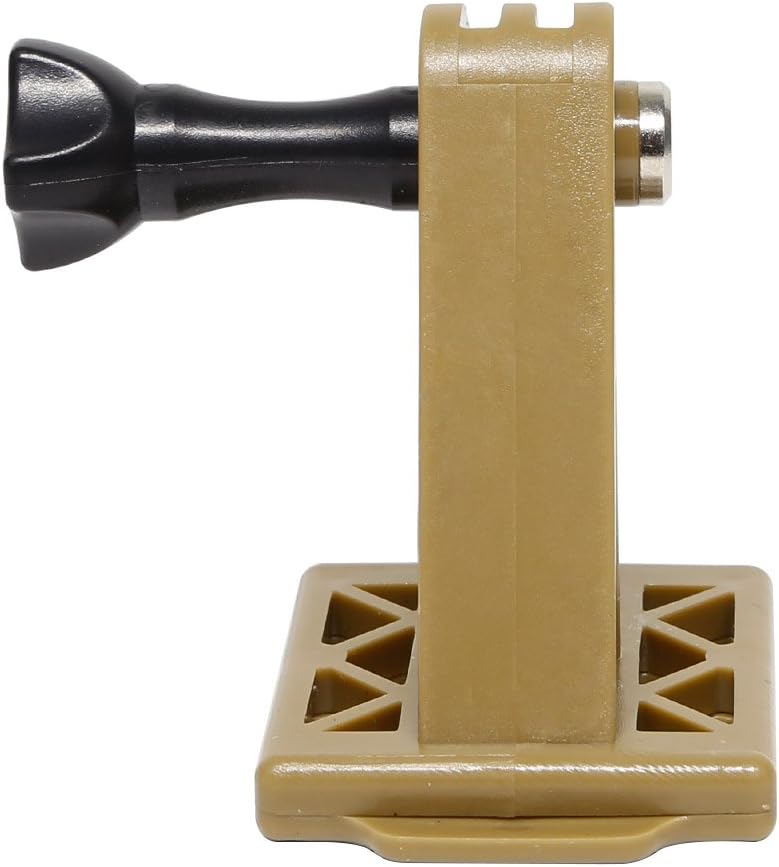 AOUTACC Soportes tácticos para excavadora para casco GoPro o base de casco NVG (bronceado)