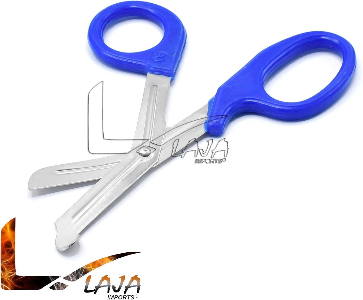 3 piezas (negro, amarillo y azul) para uso paramédico, vendaje trauma EMT, tijeras de acero inoxidable de 7.25 pulgadas (marca LAJA IMPORTS