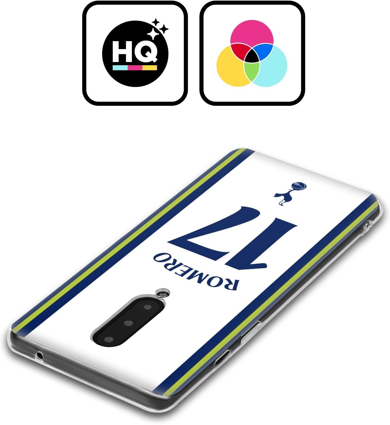 Head Case Designs Officially Licensed Tottenham Hotspur F.C. Cristian Romero 202223 Players Home Kit Soft Gel Case Compatible with Google Pixel 8