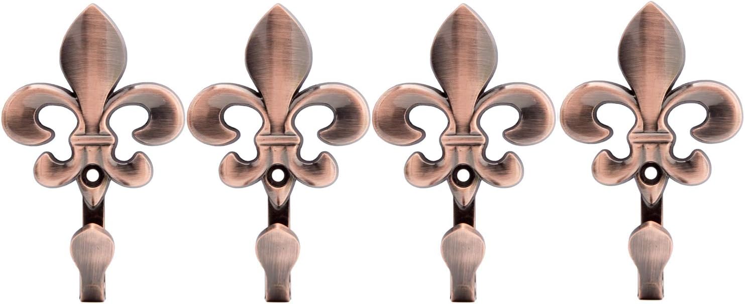 Ganchos decorativos para toallas de baño, ganchos decorativos de pared para abrigos, ganchos de metal resistentes, ganchos para colgar en la pared,