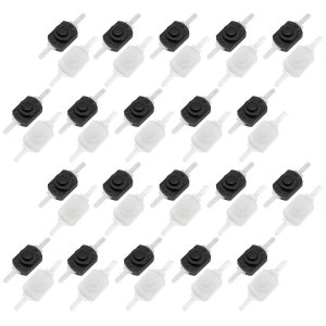 VAKTOK 40 interruptores de botón de bloqueo automático de linterna, interruptor de bloqueo automático, mini interruptores de botón micro para VAKTOK 40 interruptores de botón de bloqueo automático de linterna, interruptor de bloqueo automático, mini interruptores de botón micro para