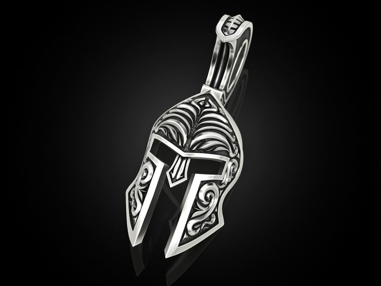 Phoenixjewel Aged Silver 925 Roman Helmet Pendant Sterling Silver Roman Helmet Necklace Roman Jewelry Roman Helmet Pendant Men Silver Helmet Pendant