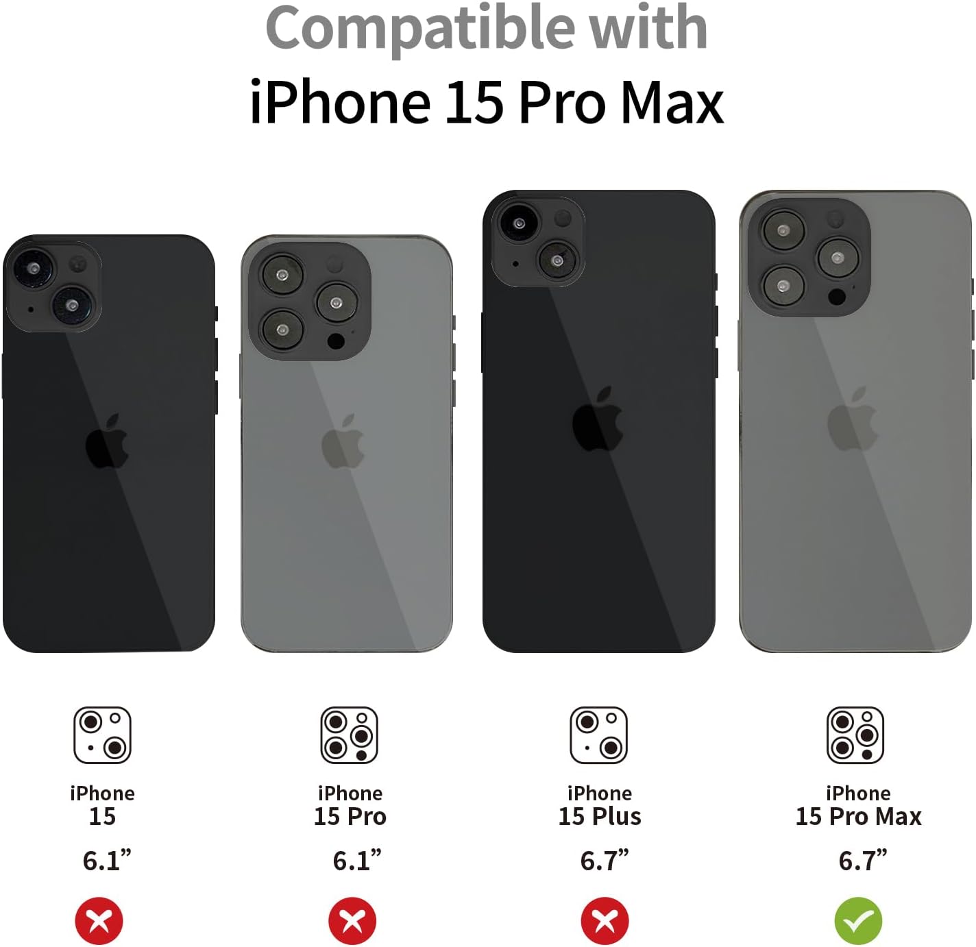 Funda para iPhone 15 Pro Max con purpurina, para iPhone 15 Pro Max, funda de teléfono para mujeres y niñas, funda delgada y suave de silicona