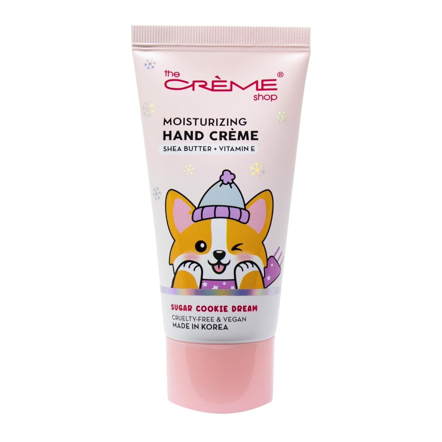 The Creme Shop – Crema de manos de manteca de karité enriquecida con vitamina E, hidratante de rápida absorción y no grasa para piel seca y opaca.