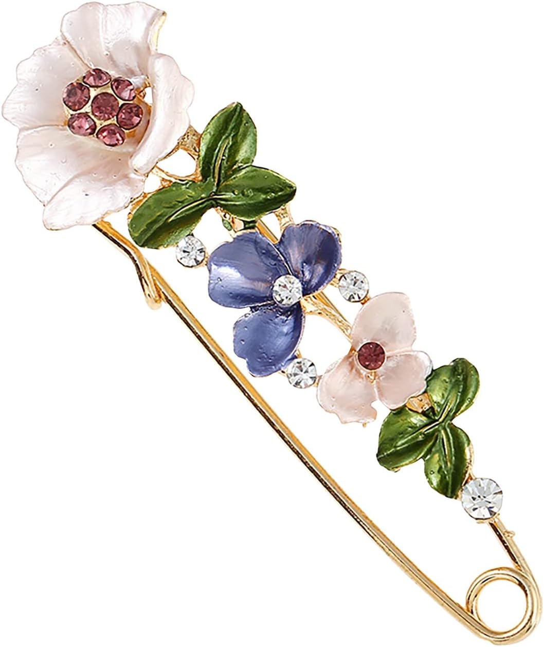 Broche de cierre de pasador, diseño simple y delicado, adecuado para todas las ocasiones, broches de ramo para novia