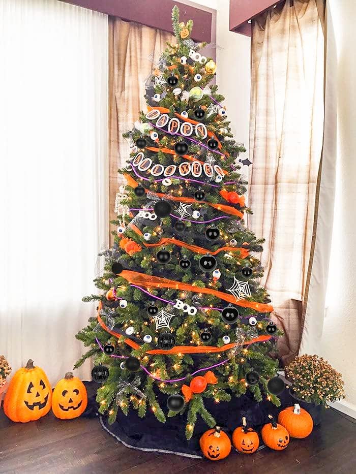 Adornos de bolas de Navidad negras de 1.57 pulgadas, 40 piezas inastillables, juego de adornos de bolas de Halloween, adornos negros para árbol de