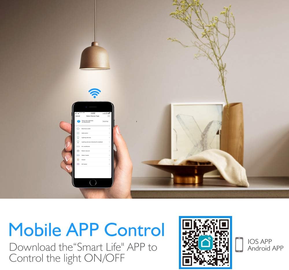 eMylo – Interruptor WiFi, módulo de relé inalámbrico inteligente de 2.4 GHz, interruptor de luz Wi-Fi, módulo de control remoto inteligente básico,