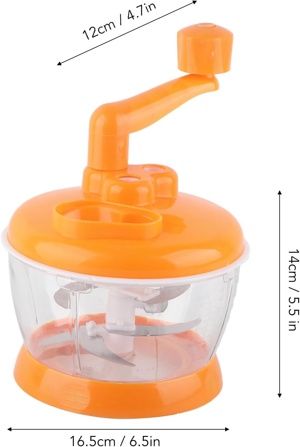 Picadora manual de ajo, manivela de verduras, picadora de cebolla, picadora manual de alimentos, picadora de verduras, procesador de alimentos para