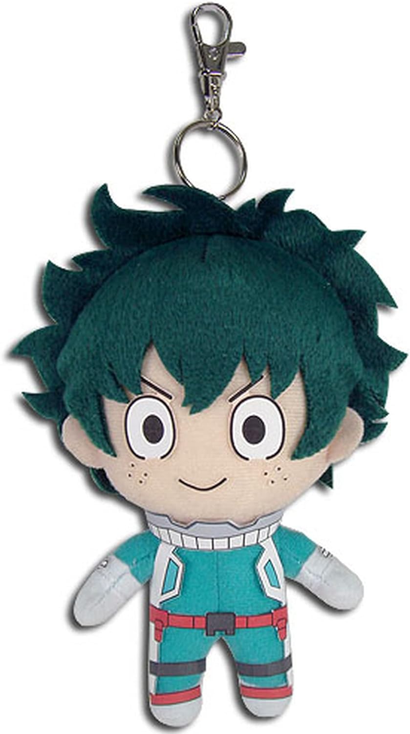 Great Eastern GE-52238 My Hero Academia Izuku Midoriya – Llavero de peluche (pequeño), 5 pulgadas
