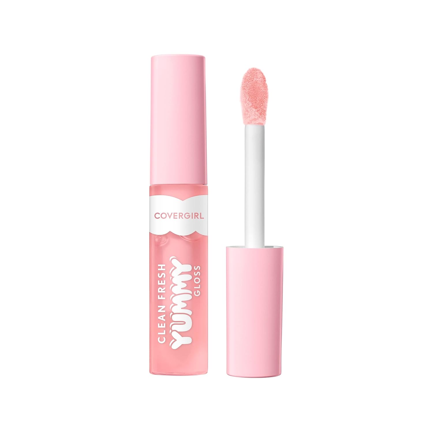 COVERGIRL Clean Fresh Yummy Gloss Daylight Collection Brillo de labios, hidratante, brillo brillante, fórmula vegana, Sunshine Rays 20, 0.33 onzas