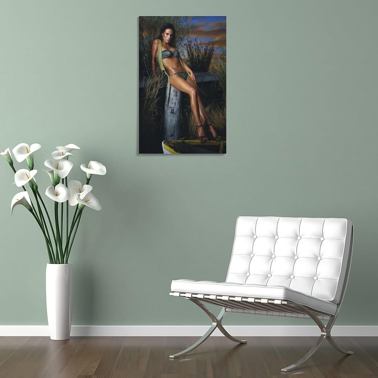 Póster de Bonnie-Jill Laflin, modelo caliente y sexy, pintura artística de pared, lienzo, decoración para el hogar, pósteres decorativos, 24 x 36