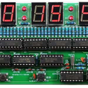 Kit de reloj electrónico DIY 6 bit Circuito Digital Kit de soldadura Kit de habilidad Concurso Materiales de entrenamiento para adultos Kit de reloj electrónico DIY 6 bit Circuito Digital Kit de soldadura Kit de habilidad Concurso Materiales de entrenamiento para adultos