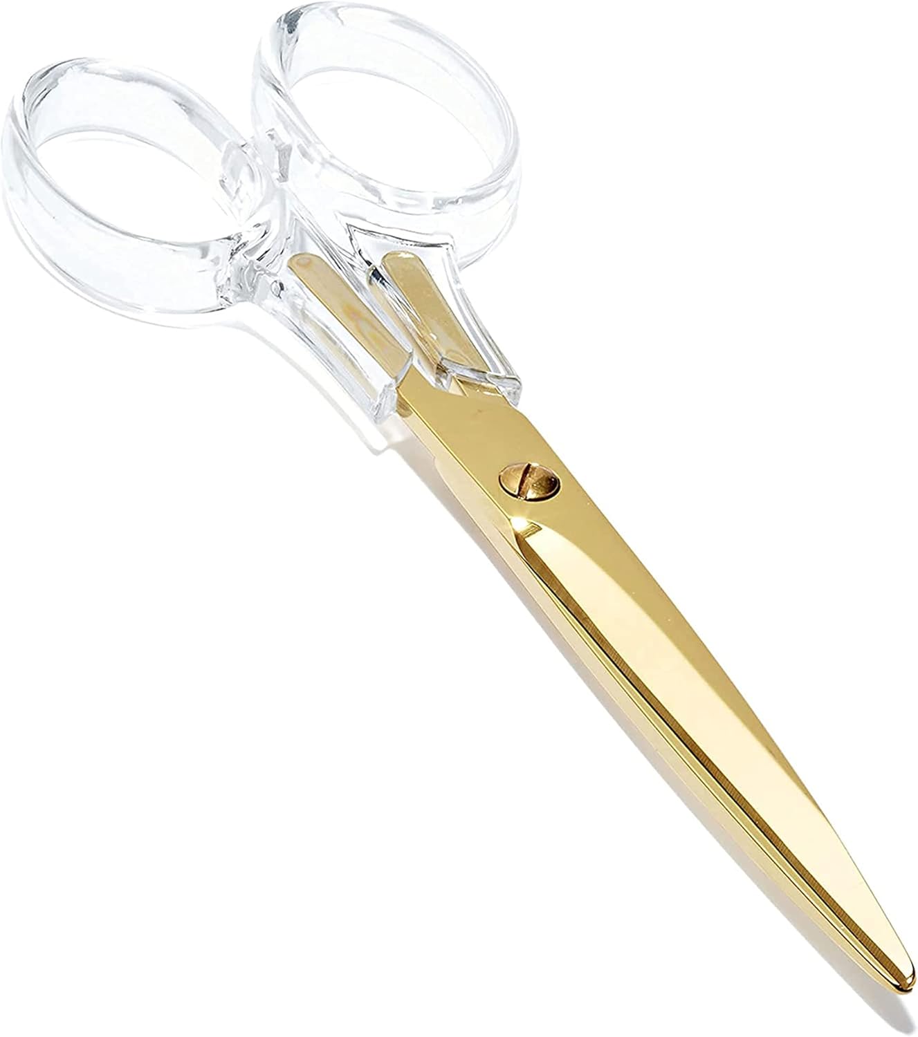 OfficeGoods Juego de escritorio de acrílico de 3 piezas, incluye regla, removedor de grapas, tijeras, accesorios de escritorio funcionales y