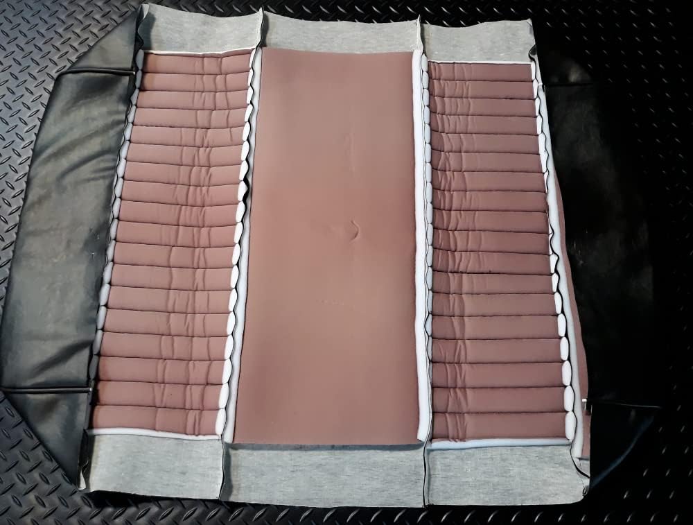 Huskey – Fundas de asiento para carrito de golf delantero y trasero para EZGO y Club Carvarios colores, material de vinilo de grado marino,